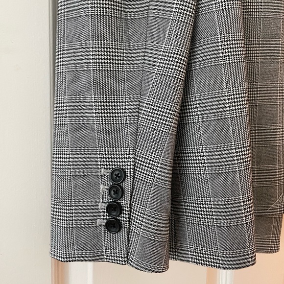 Equipment /Tabitha Simmons grey plaid tailored blazer - Picture 7 of 13